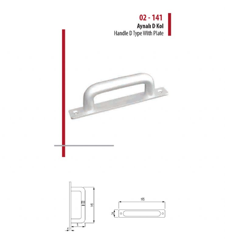 Handle B Type With Plate